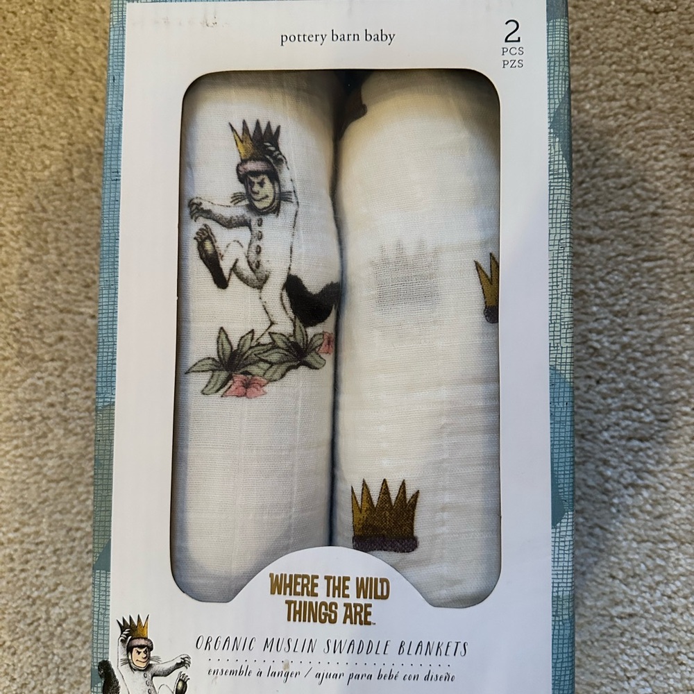 Pottery Barn Muslin Swaddle Blankets